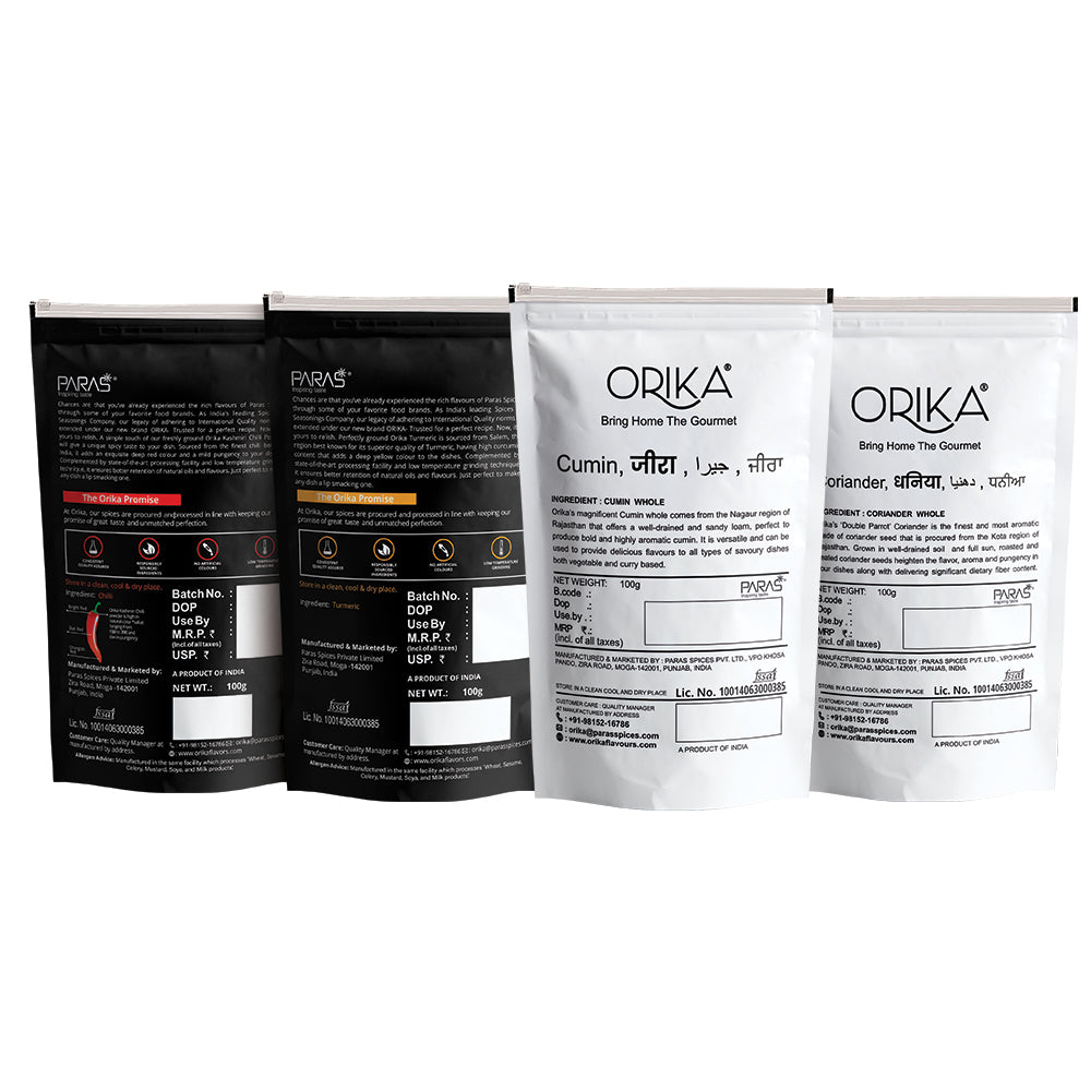 Orika Monthly Essential Pack 400g - Orika Spices India